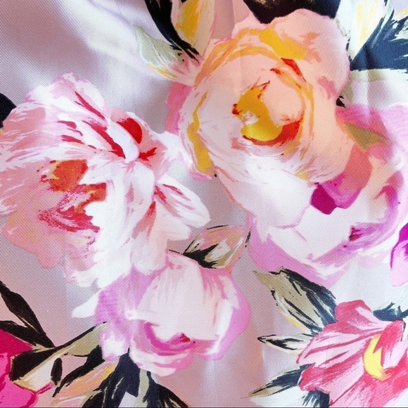 ELIZA J NWT Floral Off the Shoulder Mikado Dress Size 4 in Multi Floral Print - Picture 15 of 16